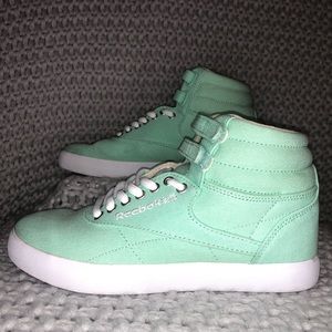 Mint Reebok High Tops